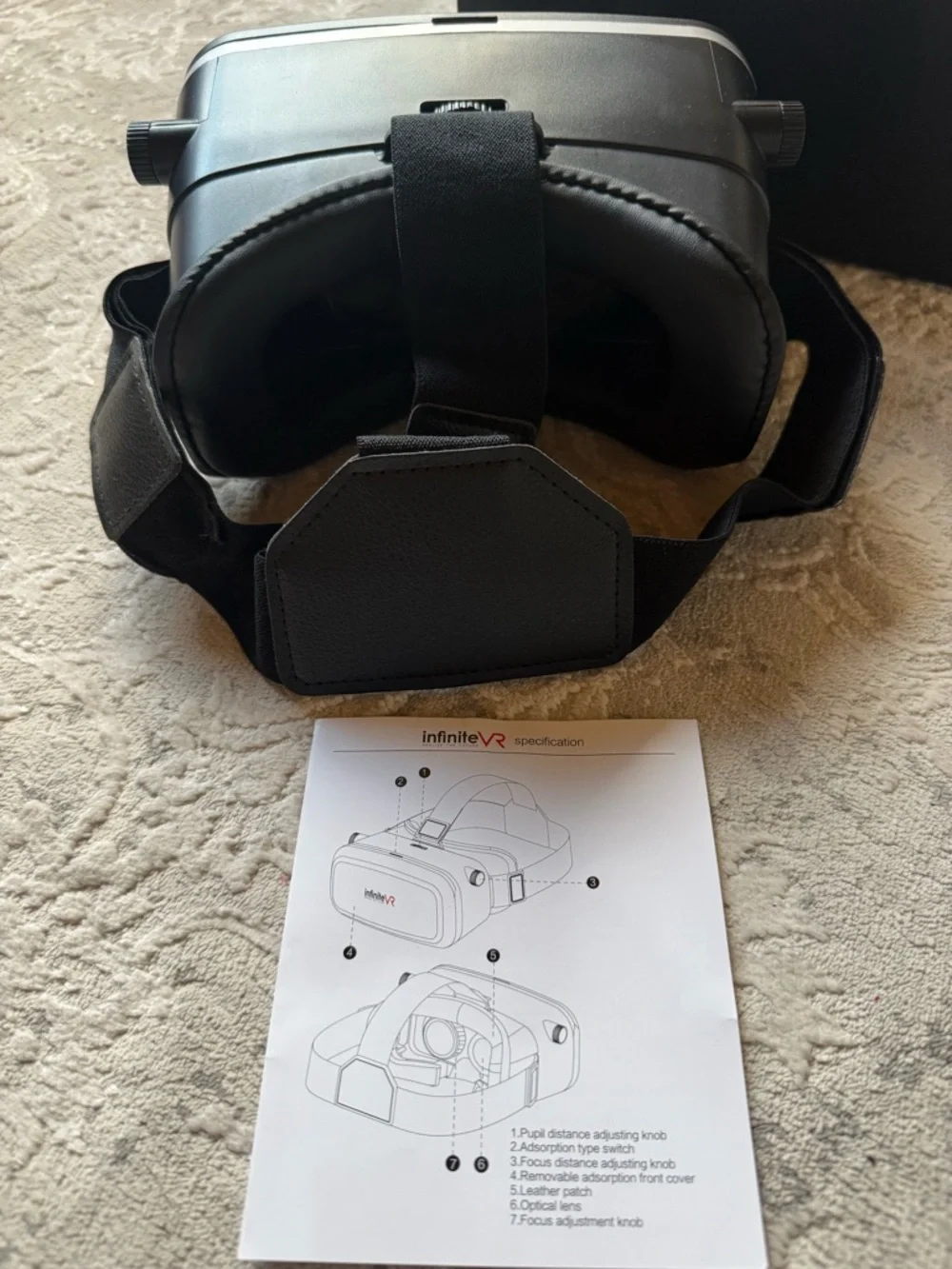 InfiniteVR Black Smartphone VR Headset